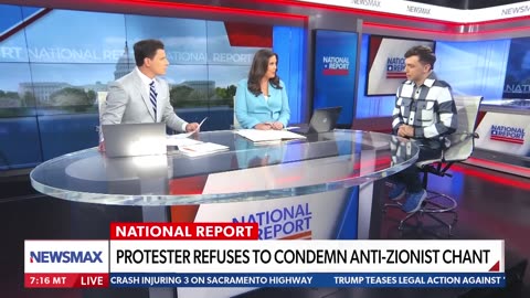 Newsmax: Independent Journalist Exposes Professional Anti-Israel Protesters