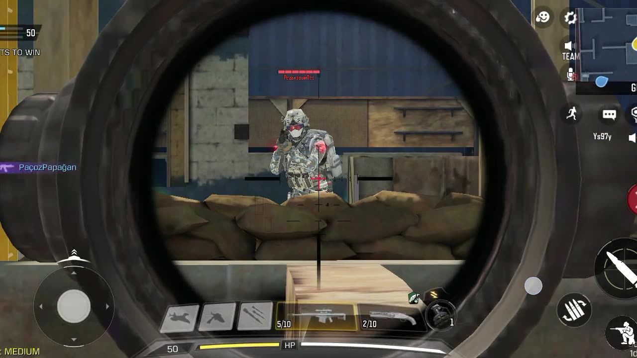 Call of Duty Mobile! Kill-House Sniping