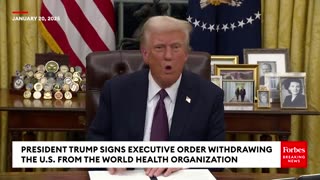 President Trump announces exit from WHO