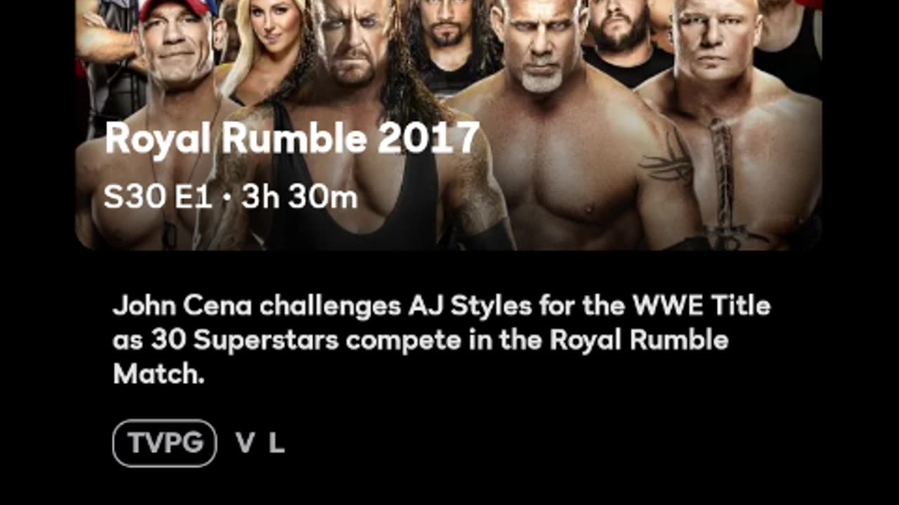 WWE 2017 Royal Rumble