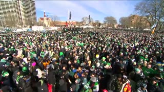 Philadelphia Eagles, fans revel at Super Bowl victory parade