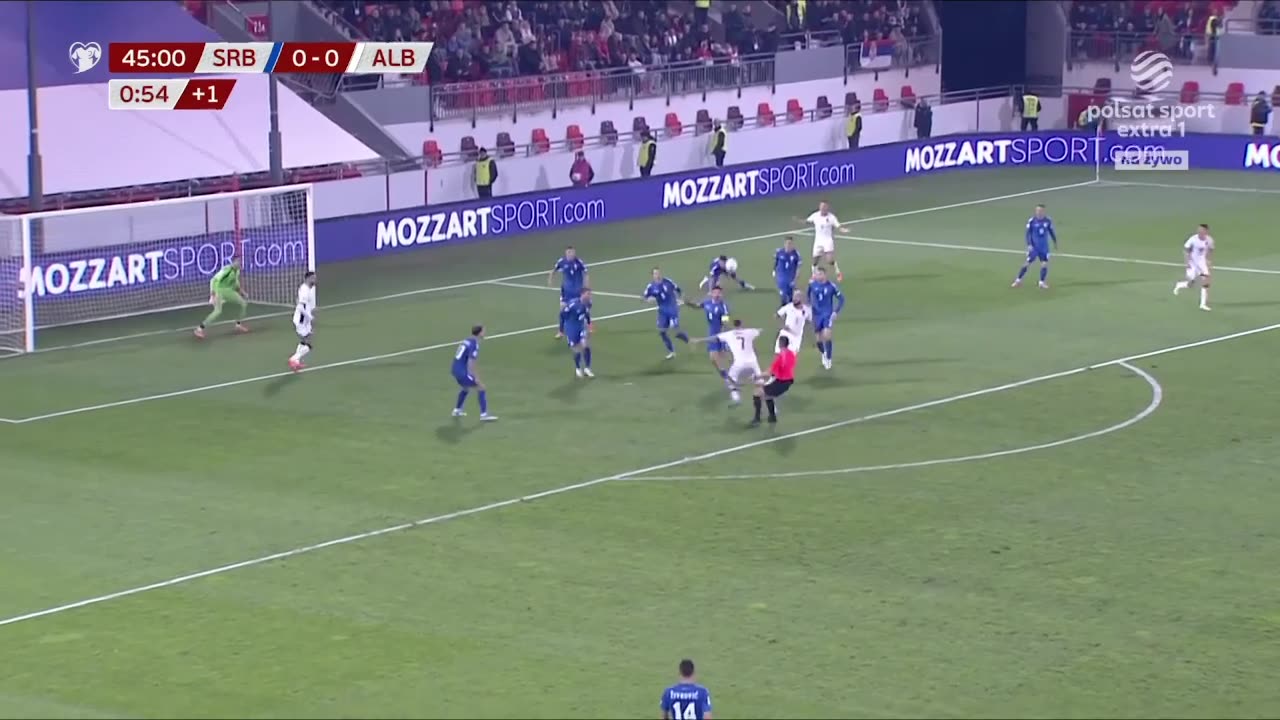 Serbia 0-1 Albania - Rey Manaj 45+1'