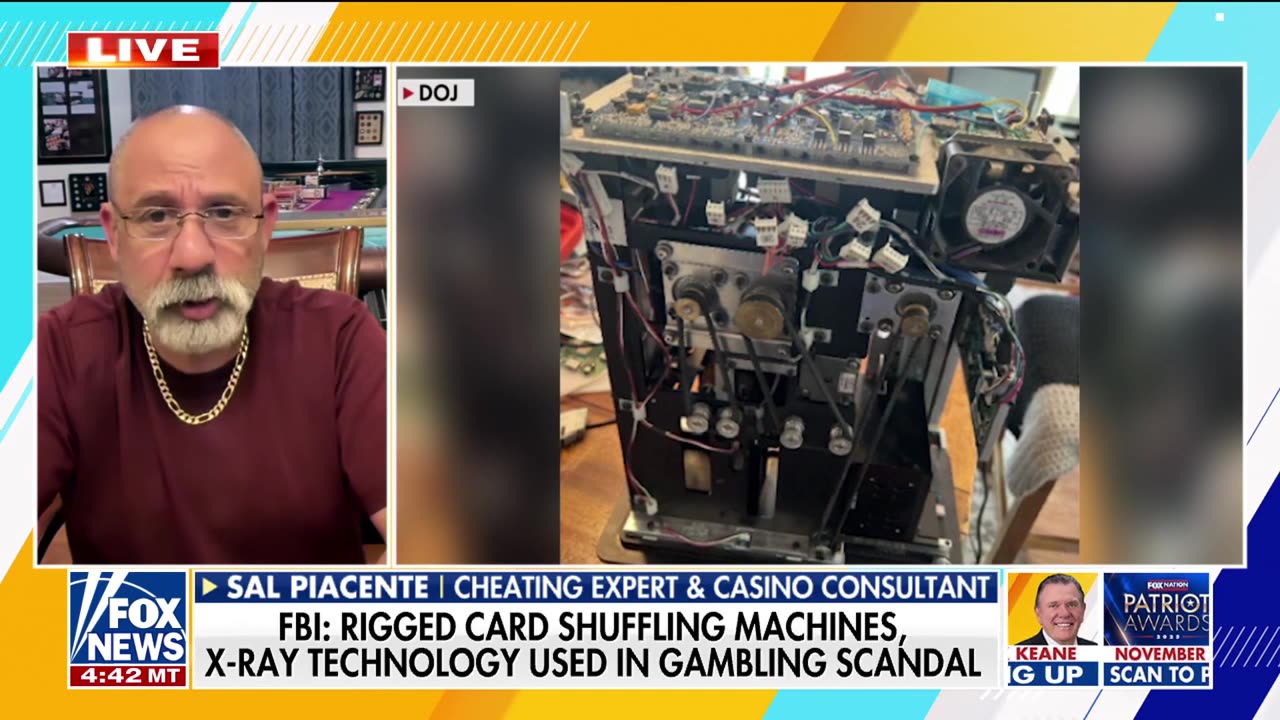 FBI: rigged card shuffling machines, x-ray technology used in gambling scandal
