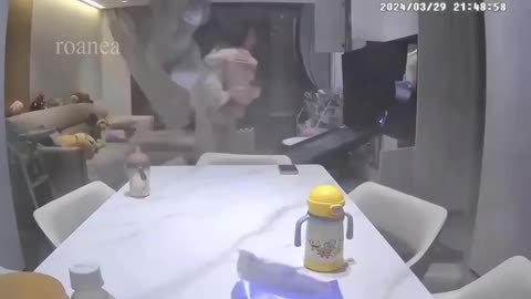 In China, many homes are destroyed by strong winds.