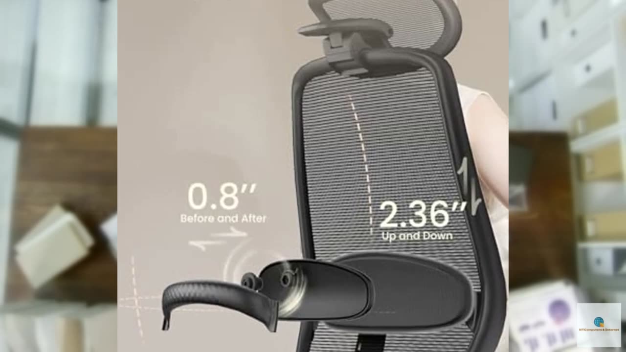 ProtoArc EKM01 Plus Ergonomic Keyboard Mouse with EC200 Office Desk Chair Set