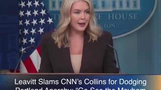 🚨 BOOM! Karoline Leavitt just TORCHED CNN’s Kaitlan Collins for DENYING Portland’s ANARCHY! 🔥