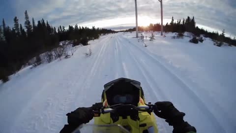 The Sound of My GGB Mountain Can 🔥 First Ride with It on My Ski-Doo Summit 800