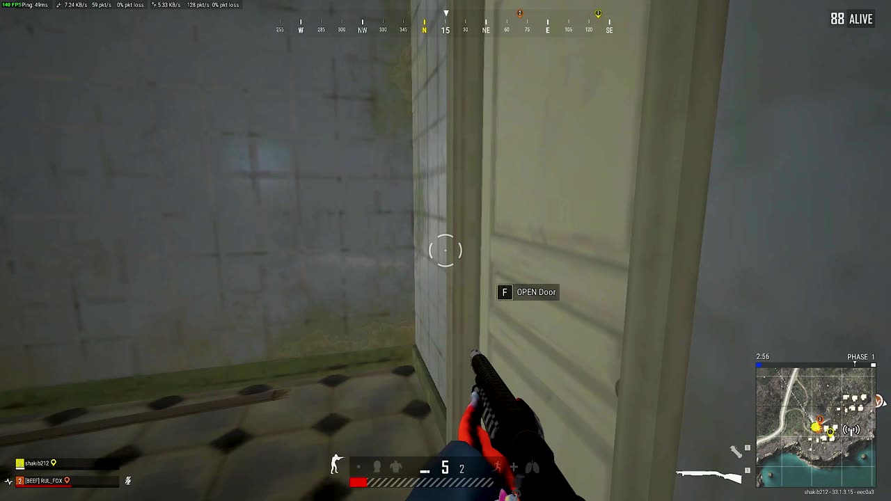 1 V 2 with OP Shotgun ... ☠ - PUBG