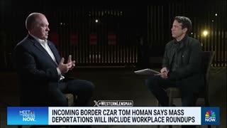 Tom Homan responds to NBC reporter asking if deportations will hurt the economy