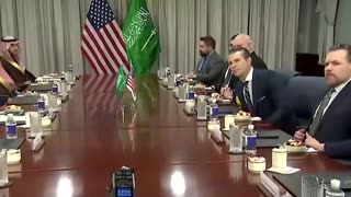 Hegseth Nukes Reporter For Asking Stupid Question During Meeting with Saudi Defense Minister