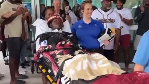 Florida State football player Ethan Pritchard was discharged from the hospital