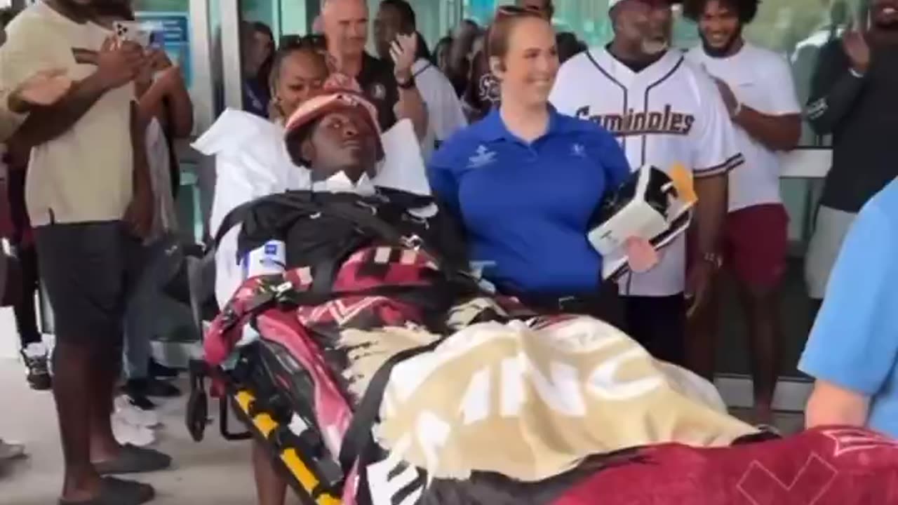 Florida State football player Ethan Pritchard was discharged from the hospital