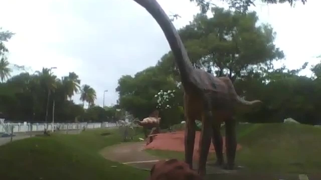 Sculpture of a brachiosaurus over 5 meters in the science museum [Nature & Animals]