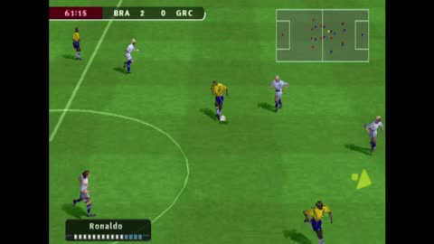 FIFA 2004 gameplay on PS1