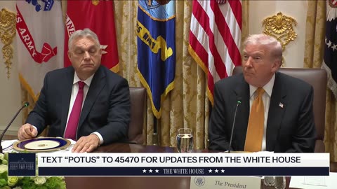 Short excerpt of Trump-Orban conference on Nov 7 2025 Migration