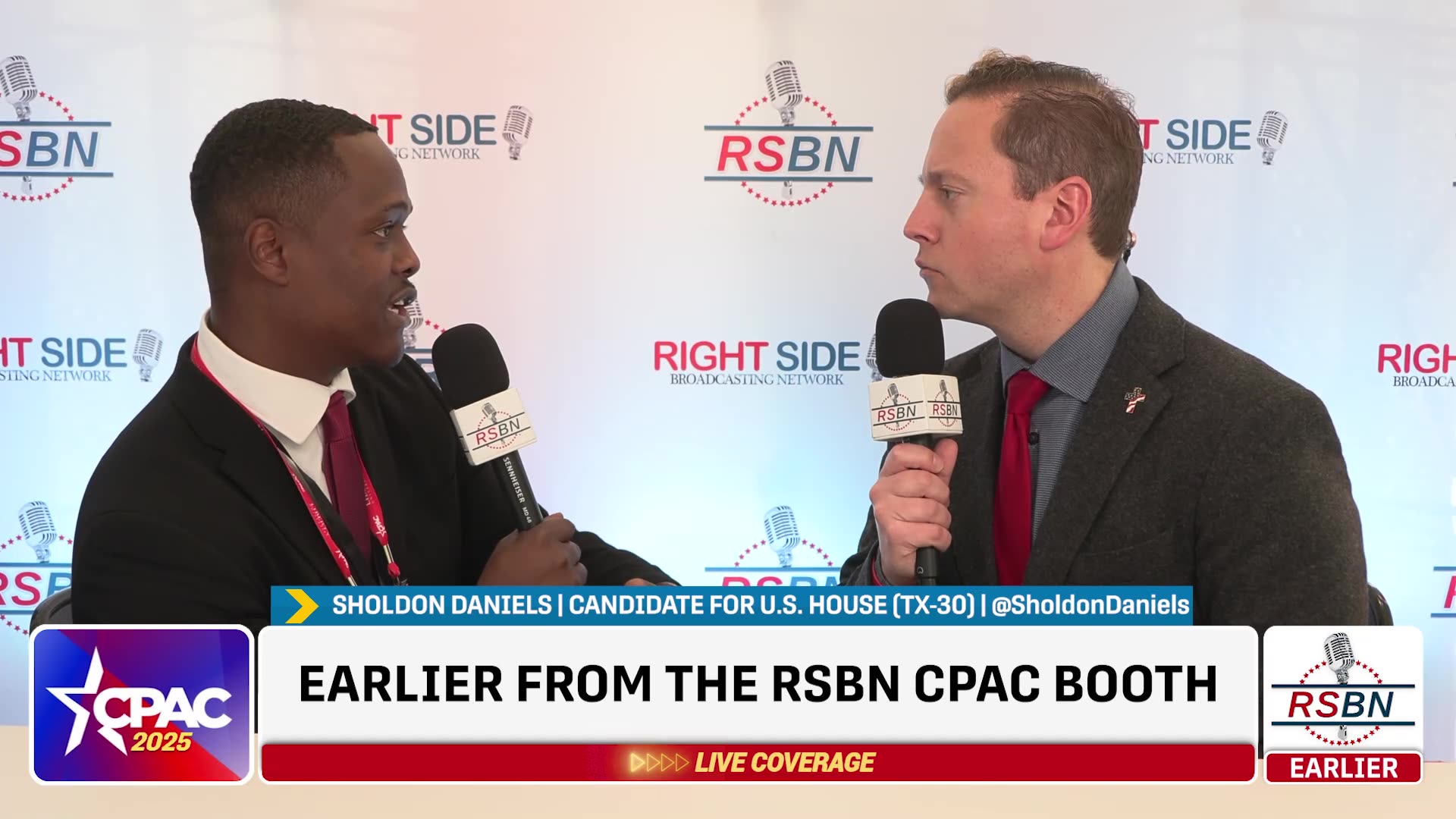 WATCH: Candidate Sholdon Daniels Full Interview with RSBN's Robert ...