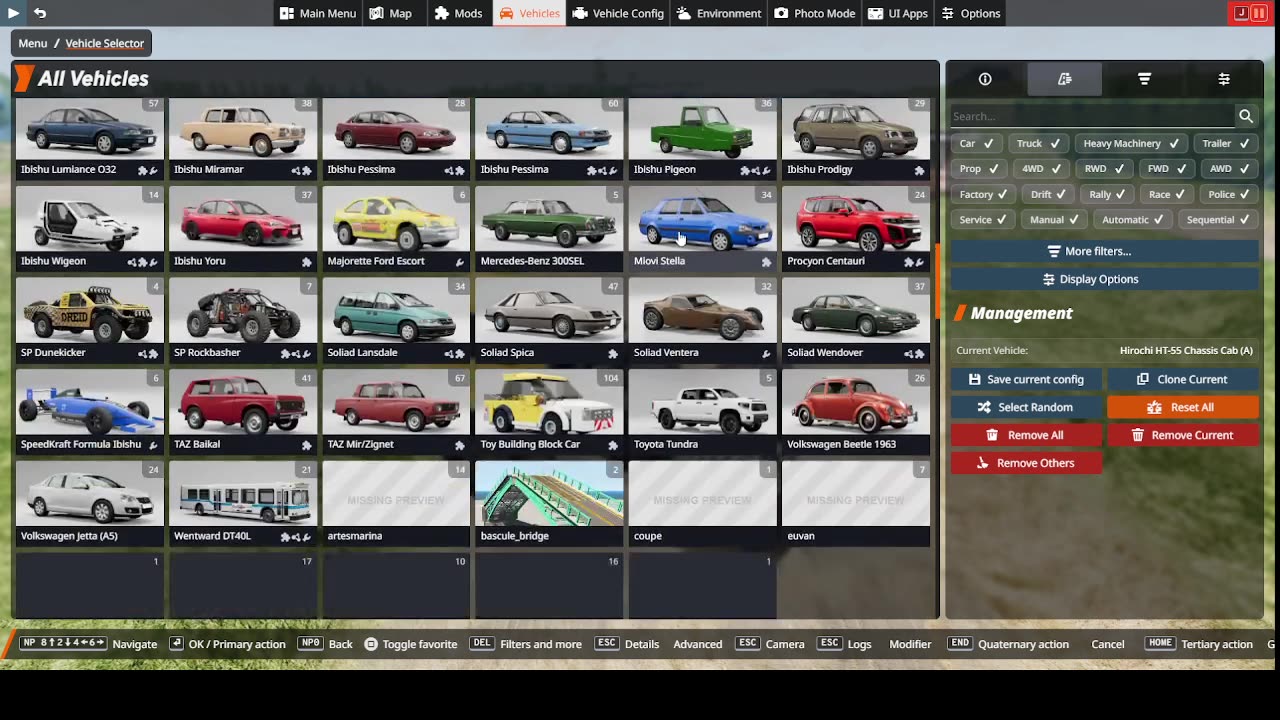 Off-roading with trucks.