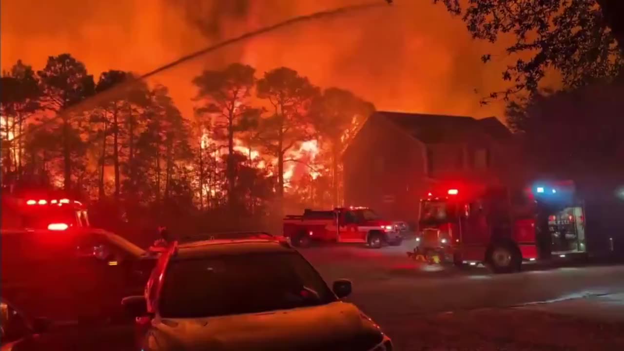 Devastating South Carolina Wildfire Mar 2025