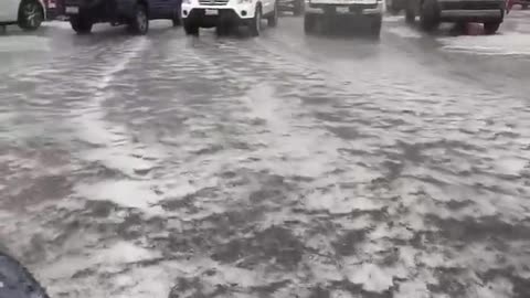 That’s just Ice - pouring down the street - Ventura Counties, CA