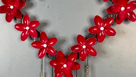 DIY FROM WASTE (spoon wall hanging)