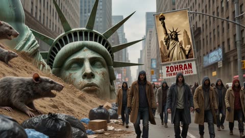 Dystopian Democrat Communist City New York City #AIART