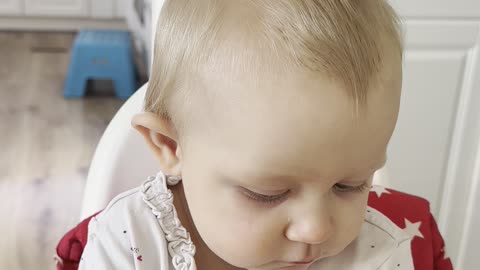 Baby Kayla’s Morning Toothbrushing Routine 🪥