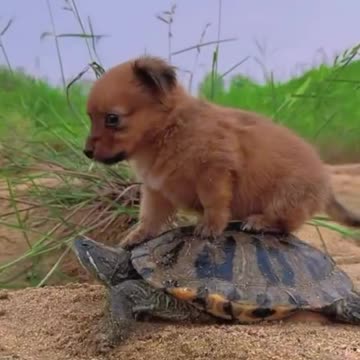 The dog's car will brake suddenly.