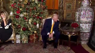 Trump answers kids’ Santa tracker questions on Christmas Eve