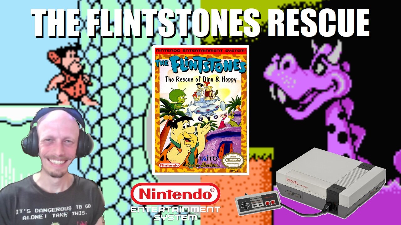 The Flintstones Rescue of Dino & Hoppy (NES): Help Fred & Gazoo find the time travelling Dr Butler