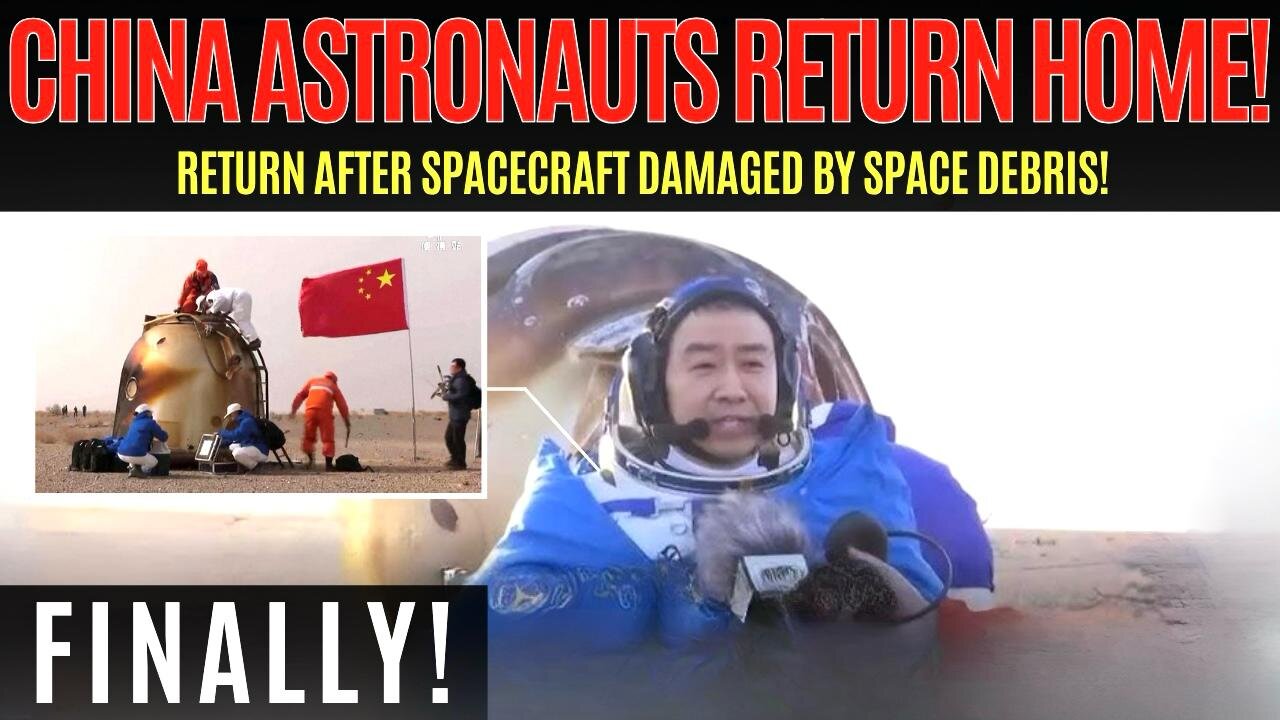 Tiangong Astronauts Successfully Back on Earth After Debris Scare!