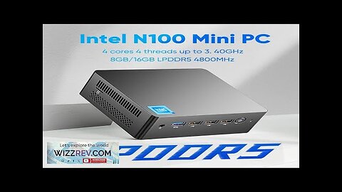 Topton D4 12th Gen Intel Mini PC Windows 11 Pro Intel N100 Review