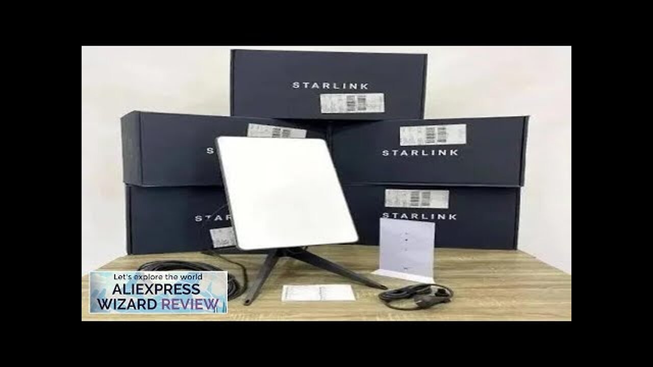 Starlink satellite Internet kit V2 with rectangular dish router and pipe adapter Review