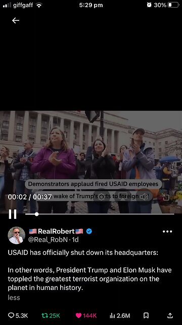 USAiD shut down the headquarters
