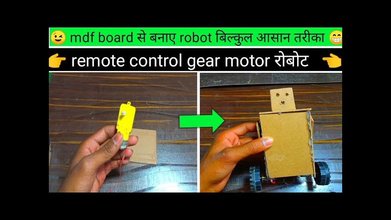 how to make mdf robot