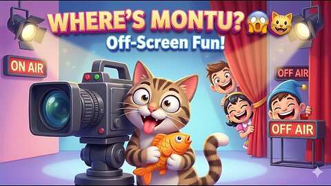 Where Was Montu 😺 Montu’s Missing Moments Funny Kids Cartoon Story