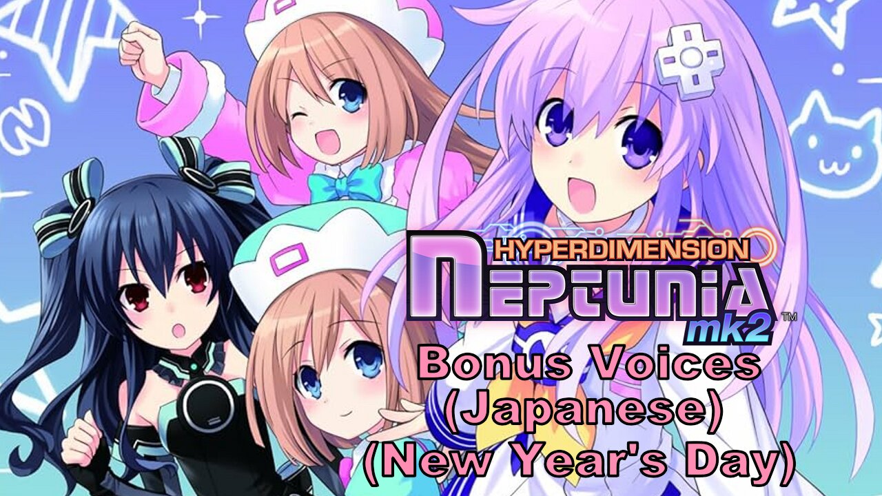 Hyperdimension Neptunia MK2 New Year's Day (Japanese) Voices Visualized