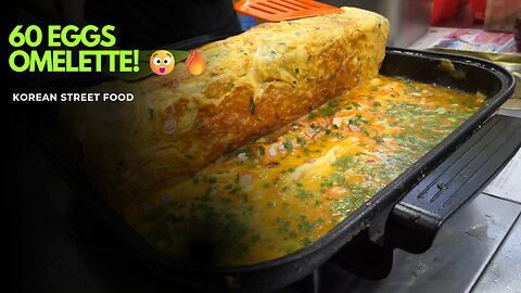 60 Eggs! GIANT Rolled Omelette 🥚🔥 Korean Street Food Masterclass | Taste of Pakistan TV