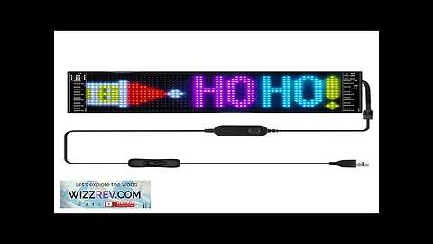 LED Matrix Pixel Panel Scrolling Bright Advertising LED Signs Flexible USB 5V Review