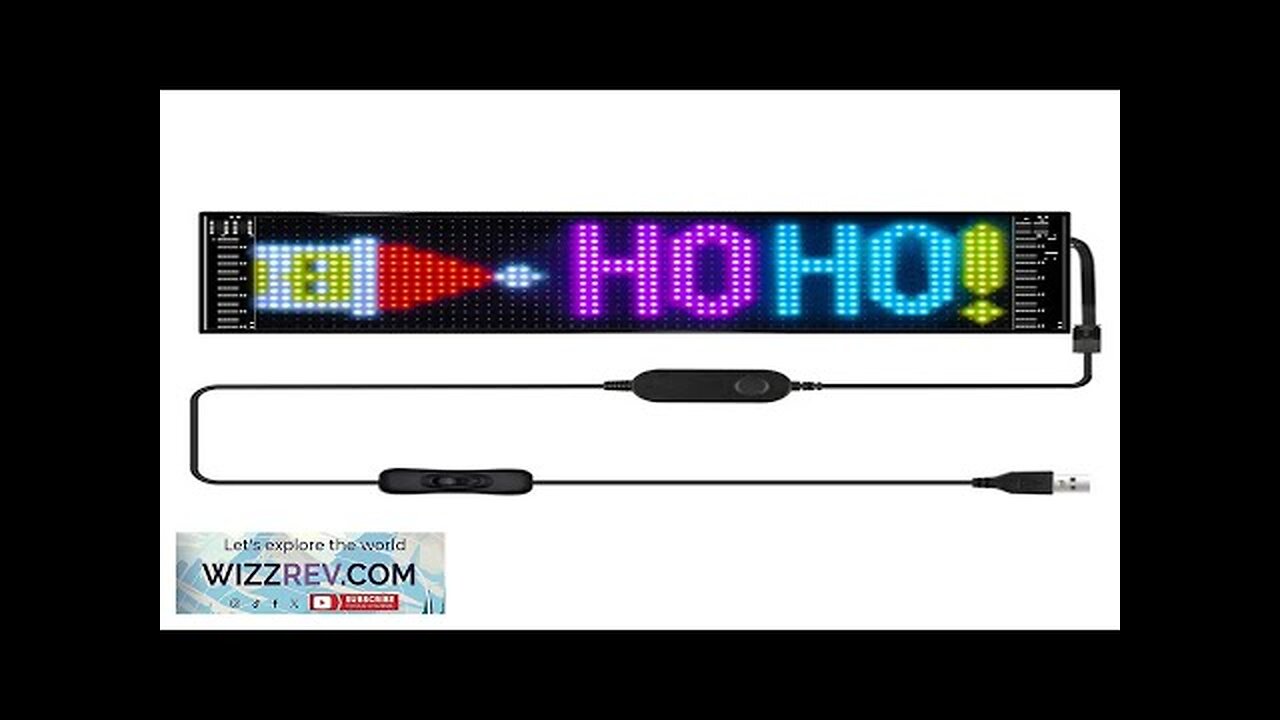 LED Matrix Pixel Panel Scrolling Bright Advertising LED Signs Flexible USB 5V Review