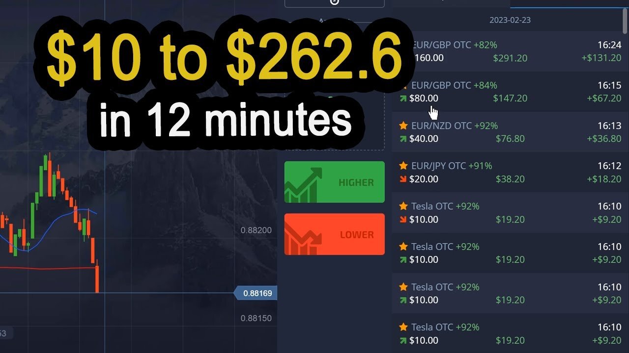 $10 to $262.6 in 12 minutes