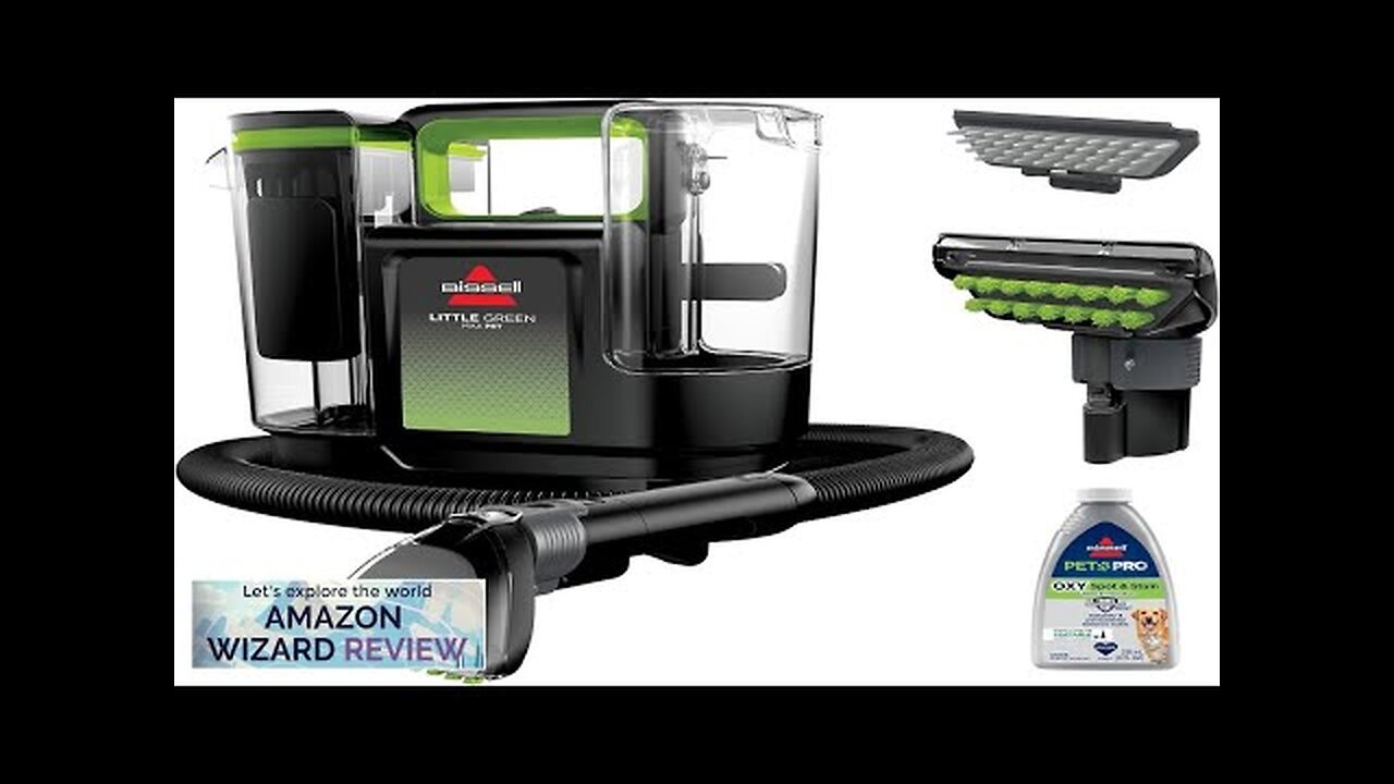 BISSELL® Little Green® Max Pet Portable Carpet and Upholstery Deep Cleaner Car/Auto Review