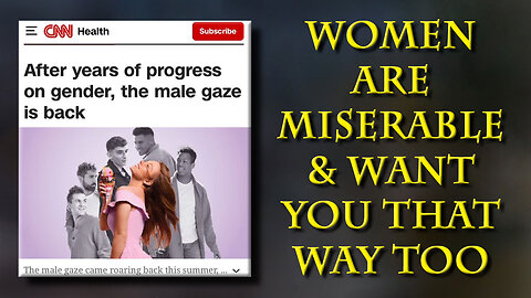 Men are happy and women are jealous and mad about it