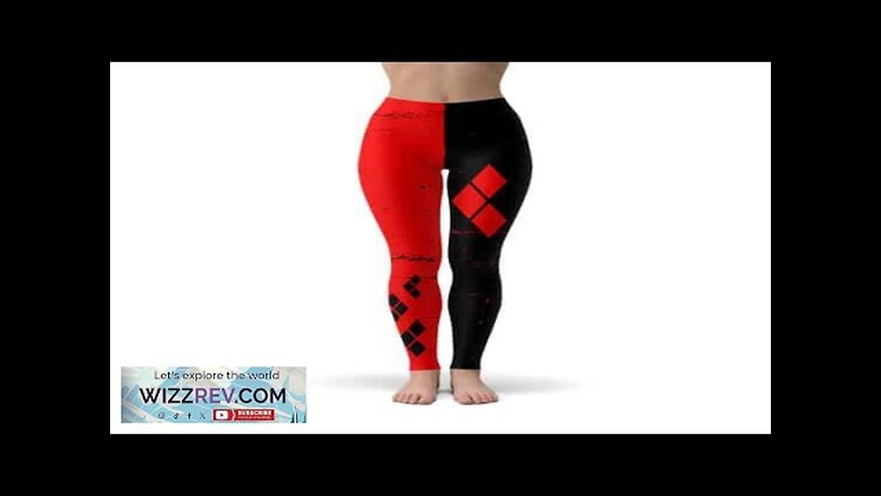 Harley Quinn Grunge Clown Cosplay Leggings Review