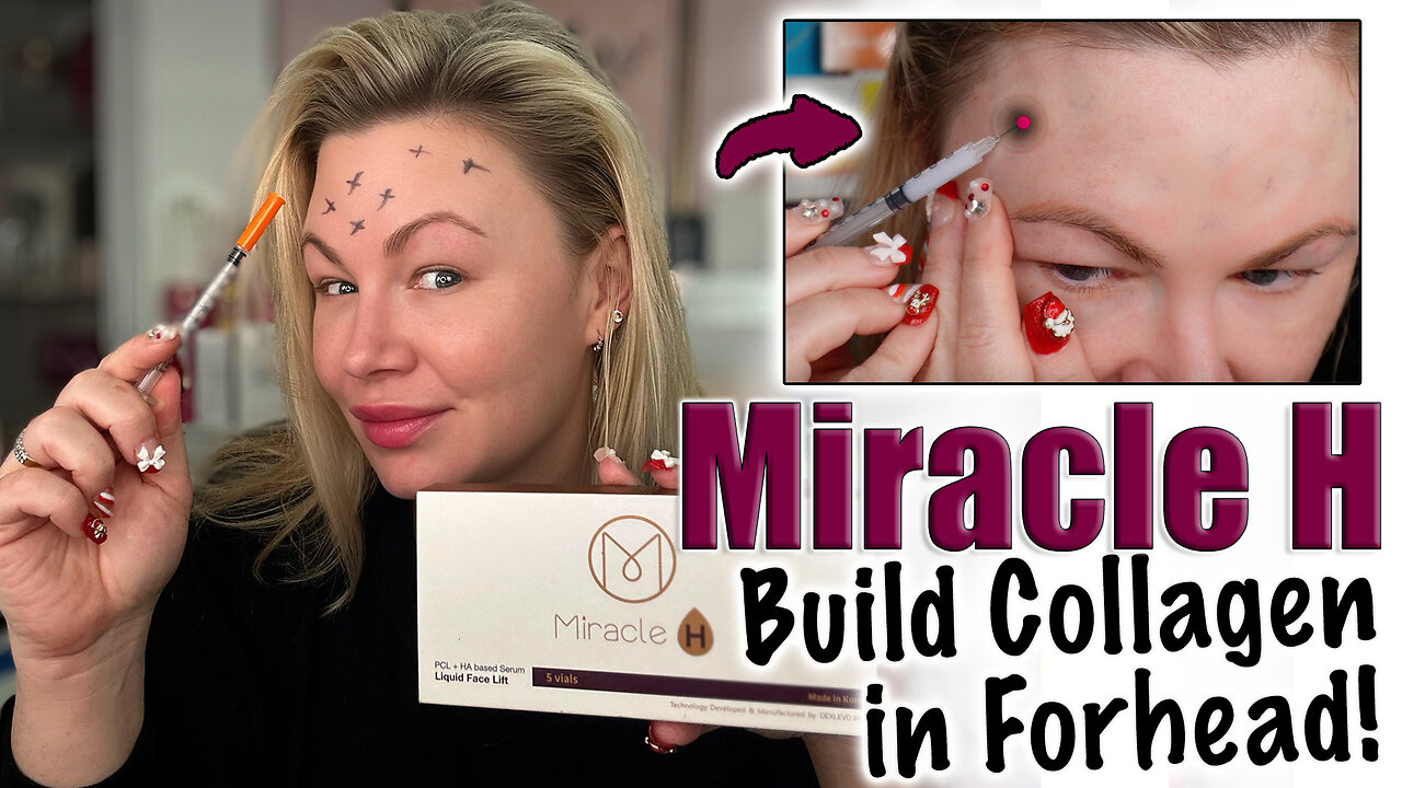 Miracle H To Build 2 Years of Collagen in the Forehead! AceCosm.com code Jessica10 Saves you Money