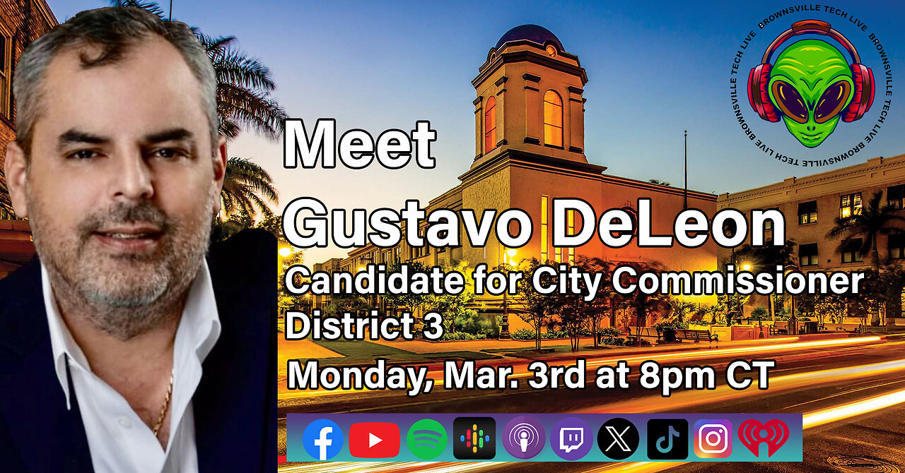 Meet Gustavo DeLeon - Candidate for City Commissioner for District 3