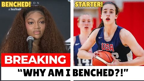 Angel Reese FURIOUS After BENCHED From Team USA While Caitlin Clark IS A STARTER Sparks Outrage