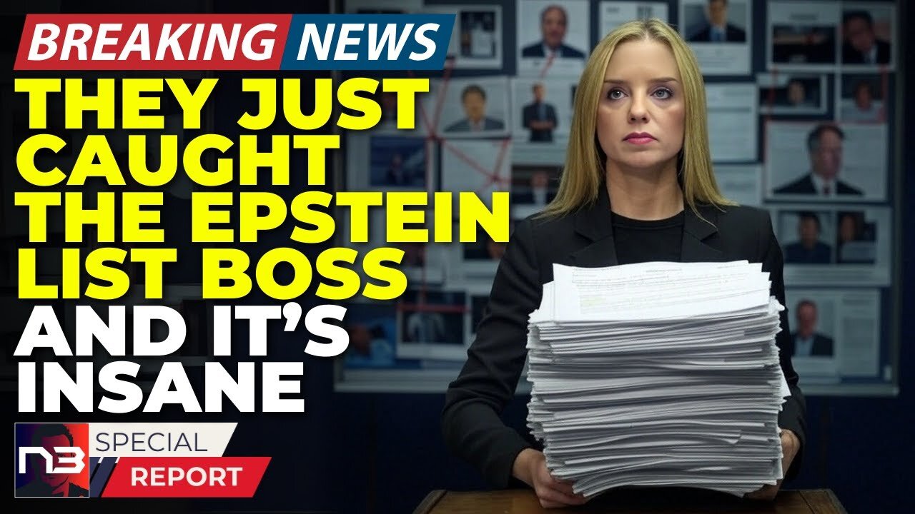 🚨BREAKING: They Just CAUGHT The Epstein List "Mastermind" And Now Bondi Is About To Take Him Down!