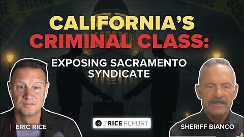 Can THIS Man Save California? Sheriff Bianco Goes Off