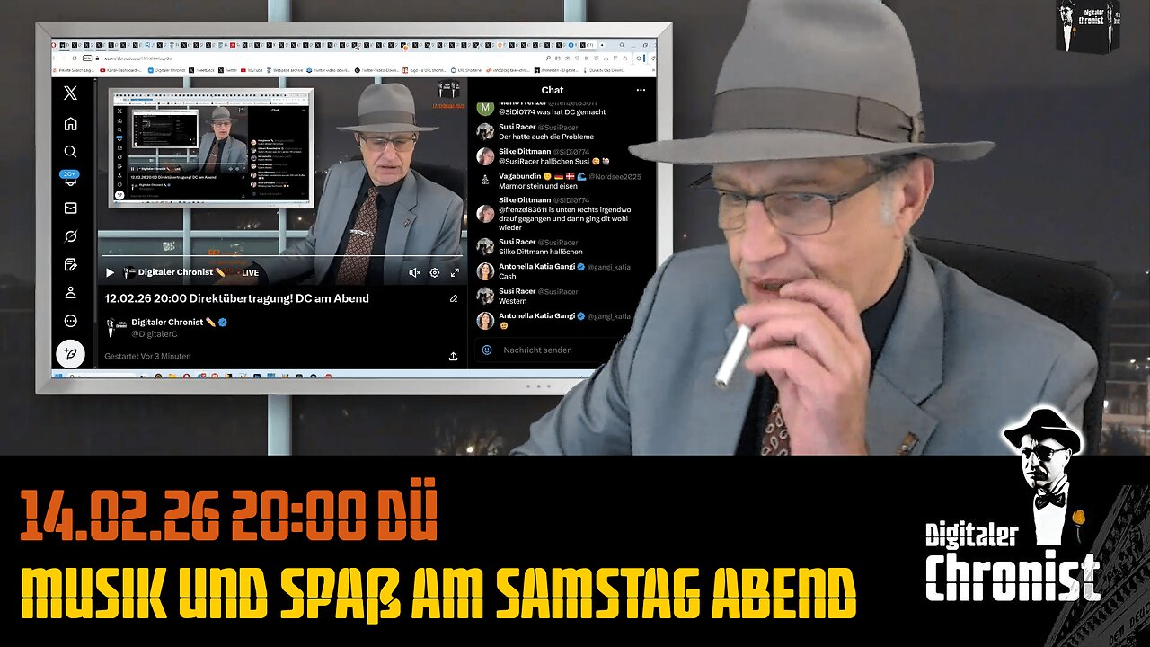 Aufzeichnung vom 14.02.26 DÜ Musik und Spaß am Samstag Abend