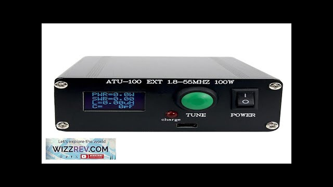 New ATU100 Automatic Antenna Tuner 100W 1.8-55MHz/1.8-30MHz Assembled For 5-100W Shortwave Review